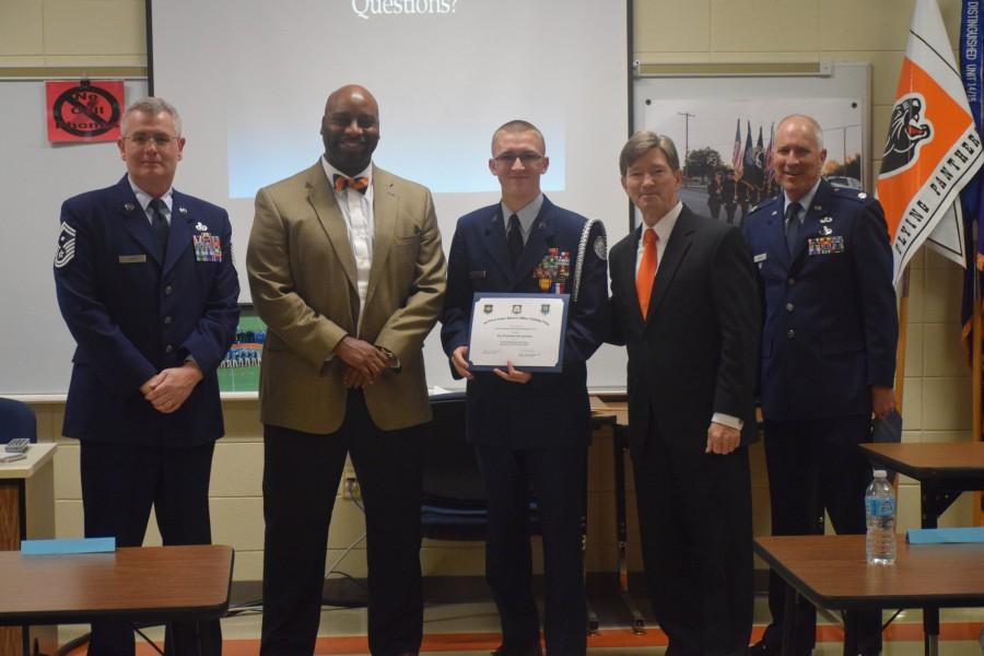 Chapman AFJROTC exceeds standard in unit evaluation