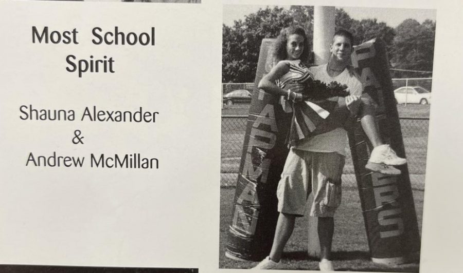 From+Most+School+Spirit+to+principal%2C+Andrew+McMillan+has+always+been+a+Panther+at+heart.+A+2001+graduate+of+Chapman%2C+McMillan+became+principal+in+2018.