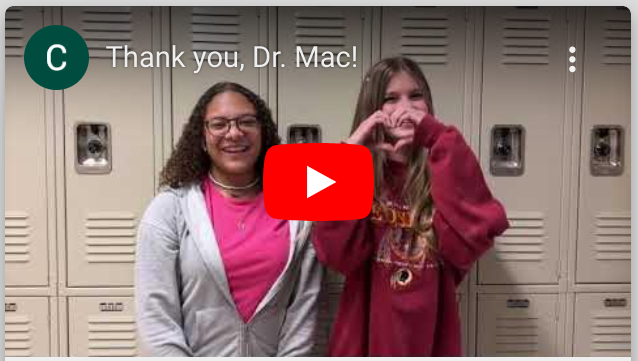 Thank you, Dr. Mac!