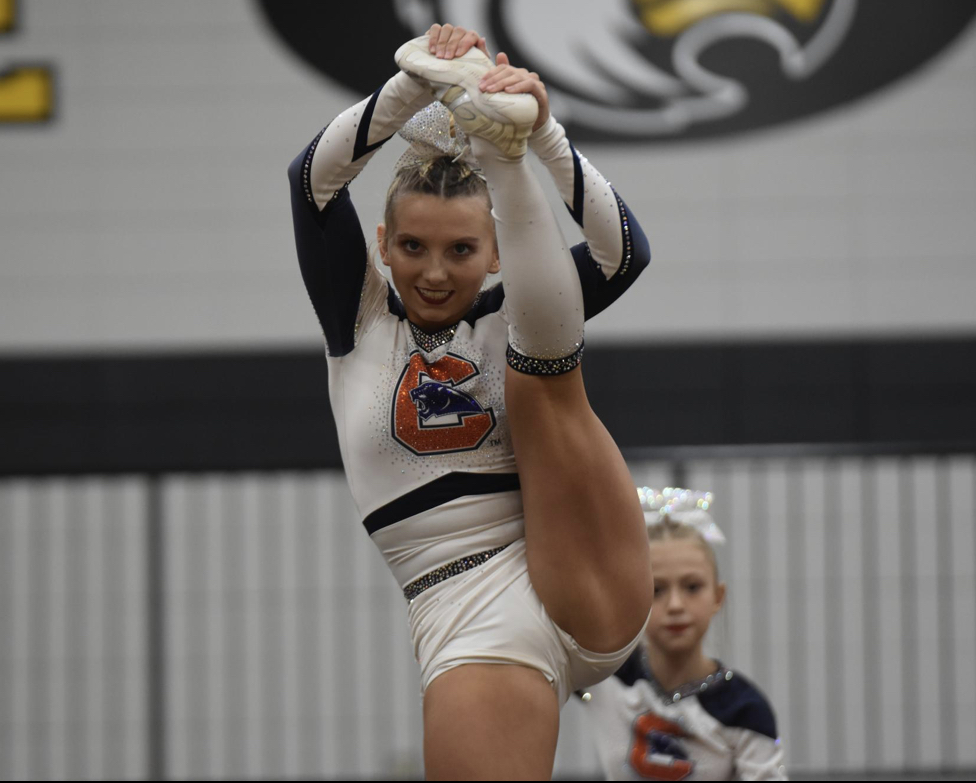 Cheerleading moves to the end of a successful season