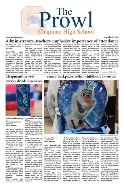 September 16, 2025 Front Page
